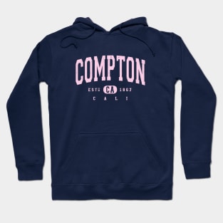 Compton Cali arched distressed vintage souvenir Hoodie